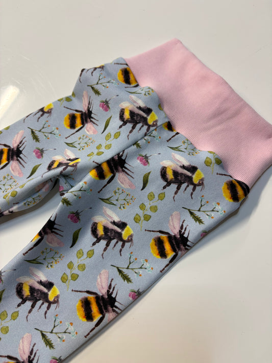 Blue Bee Leggings (0-3m)