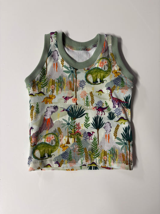 Vest & Shorts Set in Dino Park (6-9m)
