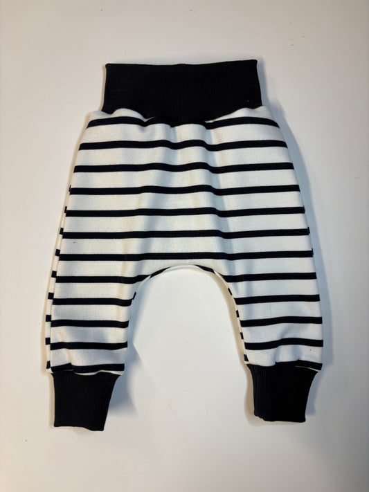 Blue & White Stripe Harems (3-6m)