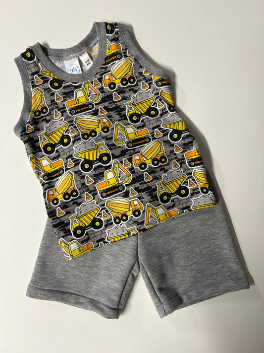Vest & Shorts Set in Diggers (18-24m)
